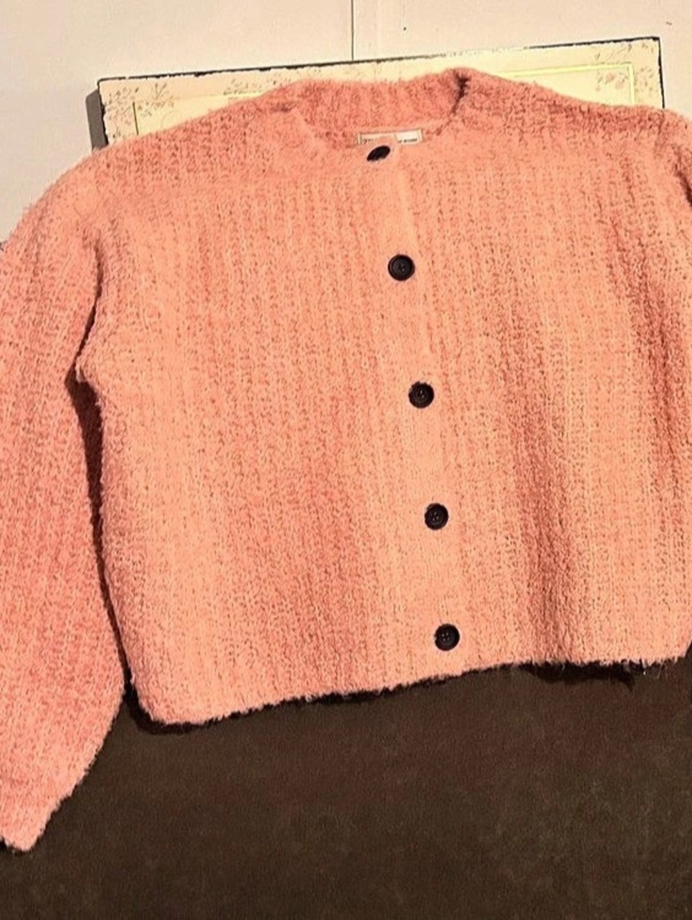 Zenana Pink Cropped Cardigan new - Picture 4 of 7